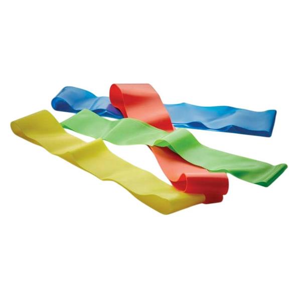 MidOcean Fitband TPE Resistance Band (Pack of 4) - Blue/Red/Green/Yellow - 