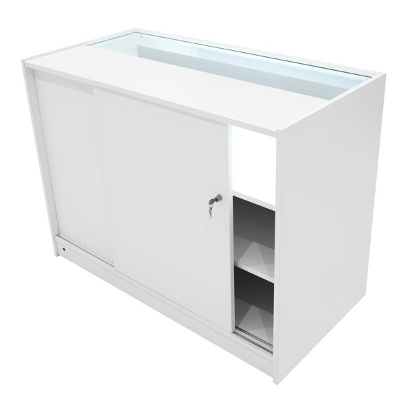 Monstershop Sagittarius LED Shop Counter Set LM60, TB60 & 2 x B1200 - White