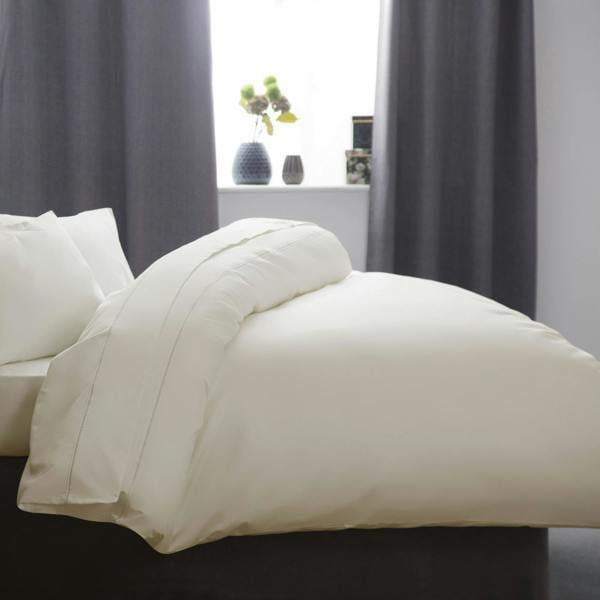 Belledorm Cotton Sateen 1000 Thread Count Duvet Cover - Ivory - 
