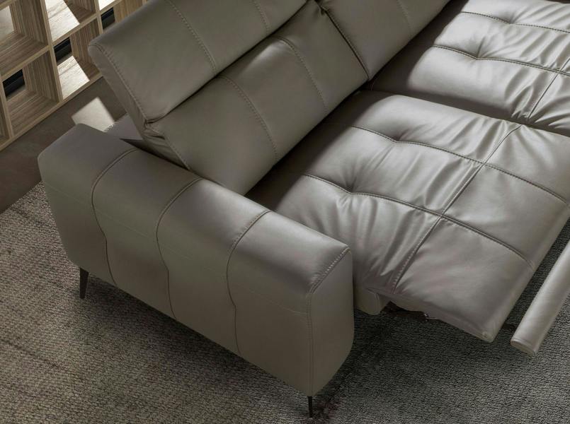 Angel Cerdá Relax sofa in grey leather 6209/6210