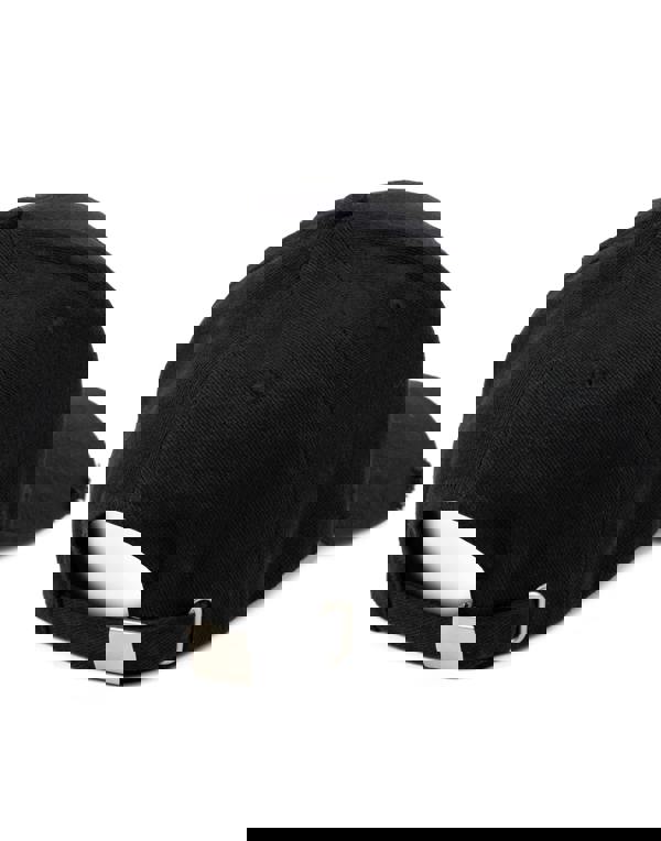 Barbie Womens Black Logo Adjustable Curved Peak Cap (One Size)