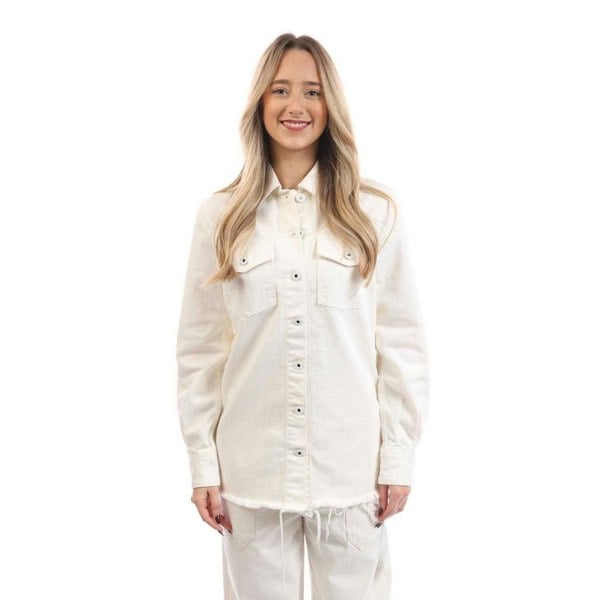 Off-White Off White Womens Corporate Long-Sleeved Shirt - White/Black