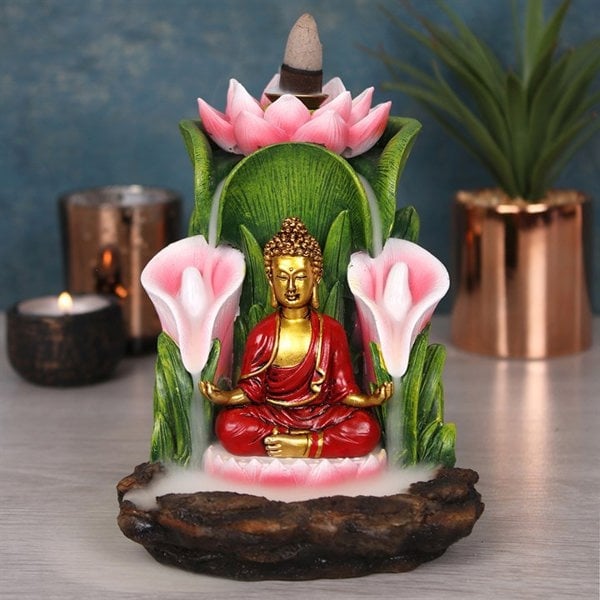 Serano Colourful Buddha Backflow Incense Burner