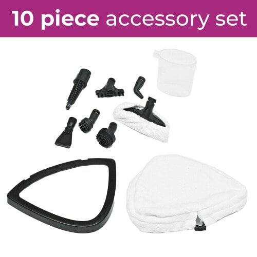 Neo Black & Copper 10 in 1 1500W Hot Steam Mop Cleaner and Hand Steamer