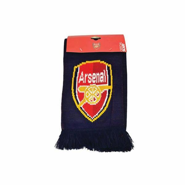 Arsenal FC Gunners Navy Scarf, Clothing Accessories, Sports, Gift