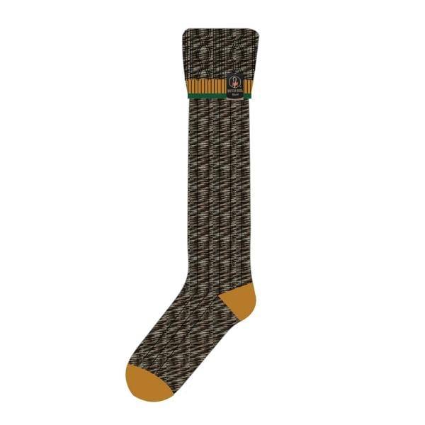 The British Boot Sock Company Wellington Boot Socks – Dark Natural | 100% British Wool | UK 8–12