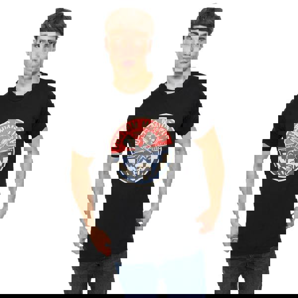 Crosshatch Mens Moules T-Shirt - Black - 