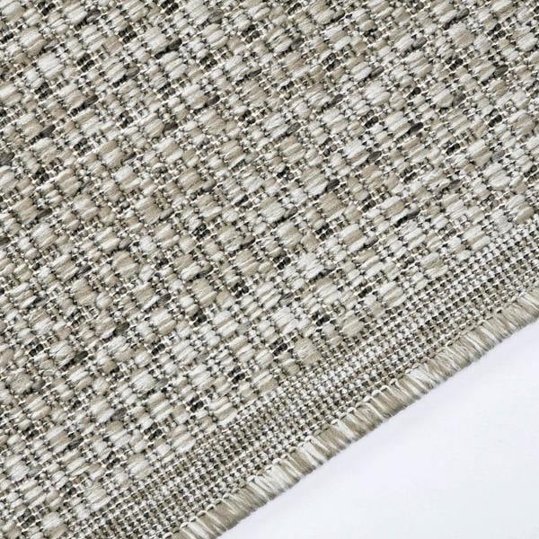 Non-Slip Beige Rug Plain Solid Design Flat Weave Kitchen Dining Room Living Room Area Mat