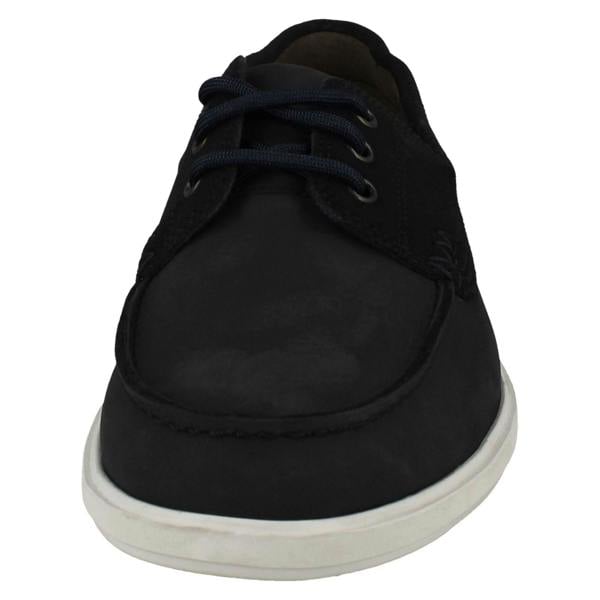 Clarks Mens Clarks Relaxed Style Lace Up Deck Shoes Bratton Boat