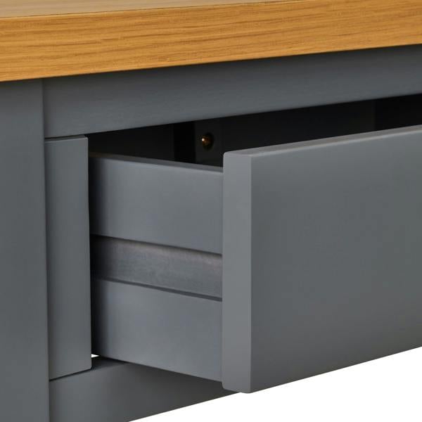 Statement Furniture Ludlow Slate Grey Console Table with Storage