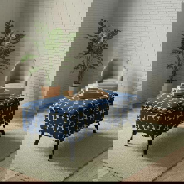 Multi - Purpose Ottoman Storage Bench – Footstool Pouffe for Lounge with Hidden Storage - ISTOOLS