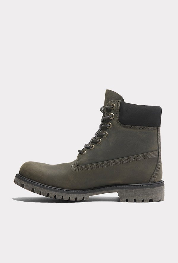 Timberland Men's Premium 6-Inch Lace Up Waterproof Boot - Grey