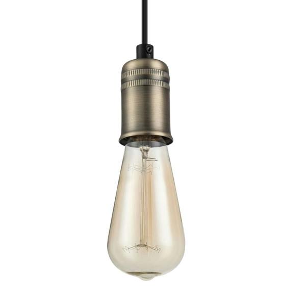 COSYLYTE Linton 3 Light Ceiling Light - Matt Antique Brass