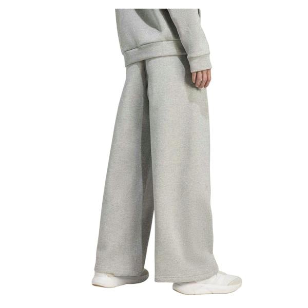 Adidas Womens/Ladies Glitter Wide Leg Sweatpants - Silver - 