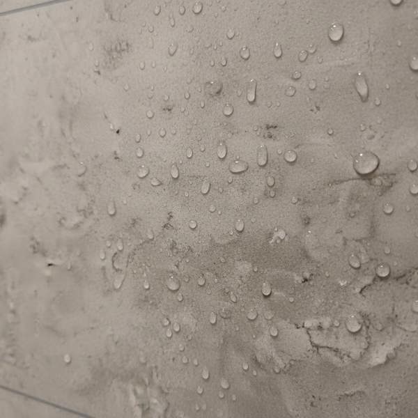 Britwall Concrete Brick Tile PVC Shower Panel Matt Finish – Matt Finish Light Grey