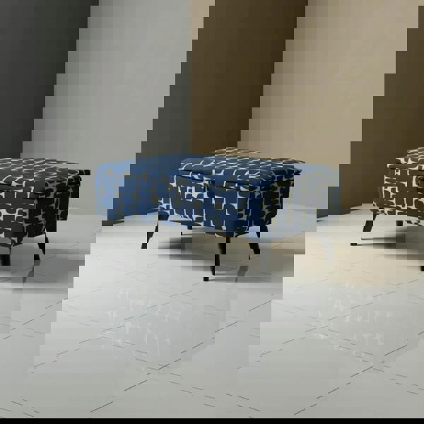 ISTOOLS Multi-Purpose Ottoman Storage Bench – Footstool Pouffe for Lounge with Hidden Storage