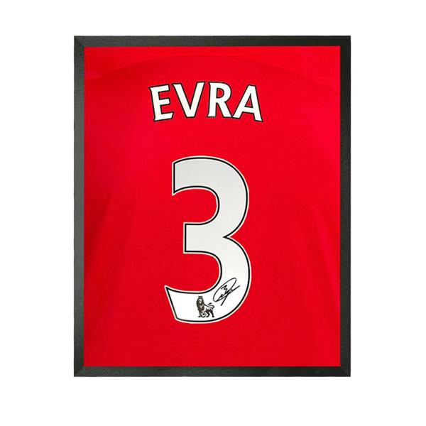 Patrice Evra Signed Shirt Compact Frame.