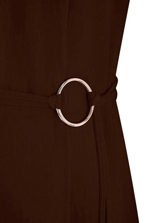 WOVCOR Midi Woven Plus Size Dress