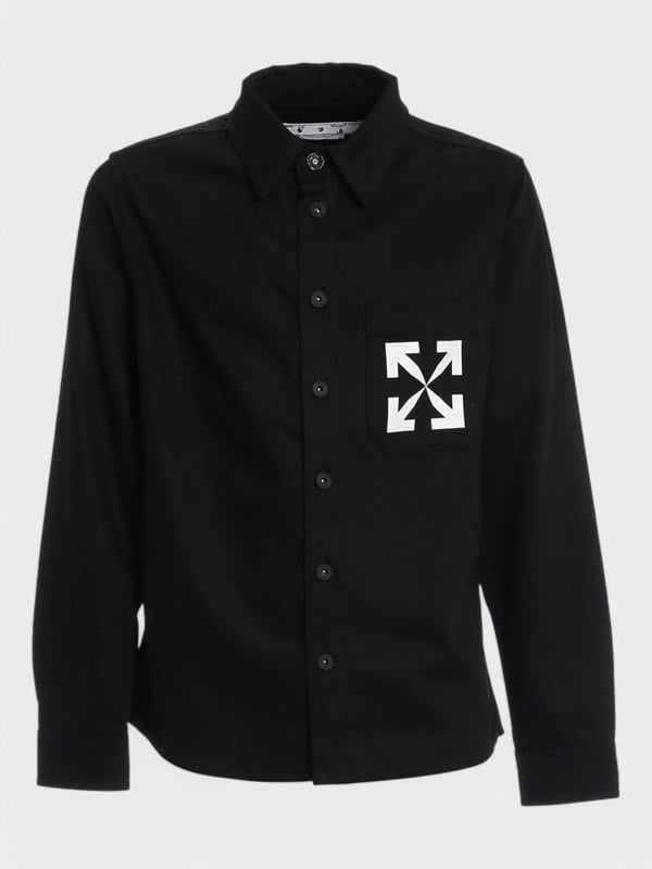 Off - White Arrow Denim Shirt 'Black' - Supplied FashionSupplied Fashion