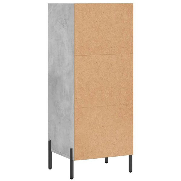 Berkfield Sideboard Concrete Grey 34.5x32.5x90 cm Engineered Wood