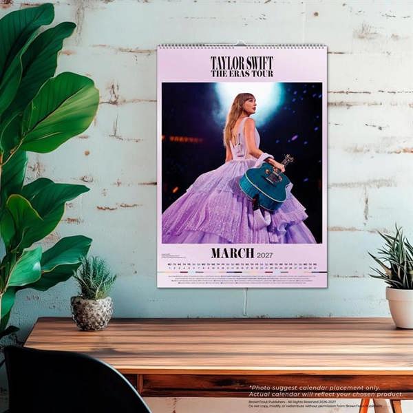 Taylor Swift A3 Calendar 2027, Wall Calendars, Month To View, Entertainment, Gift