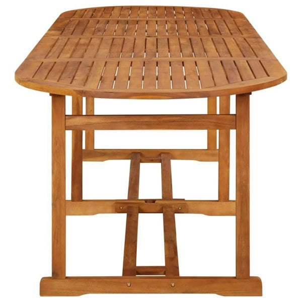 Berkfield Garden Dining Table 280x90x75 cm Solid Acacia Wood
