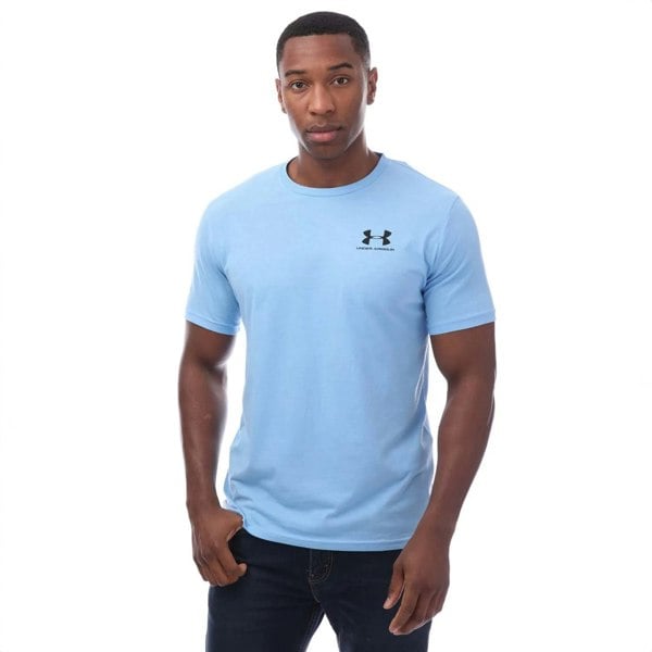 Under Armour Mens Sportstyle Short-Sleeved T-Shirt - Blue