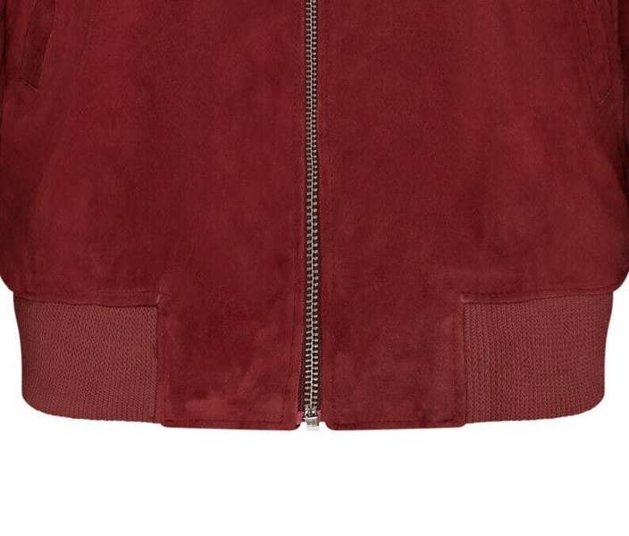 Infinity Leather Mens Soft Goat Suede MA-1 Varsity Bomber Jacket  - Dalian