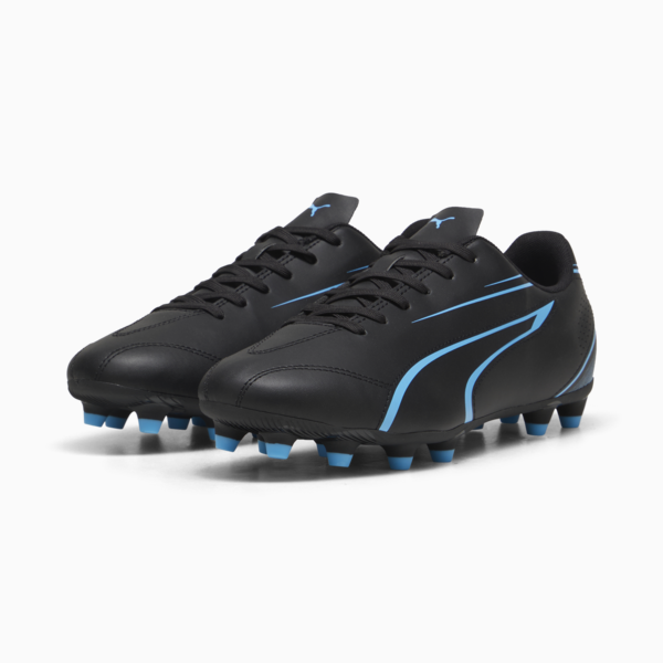 Puma Childrens/Kids Vitoria Football Boots - Black/Luminous Blue