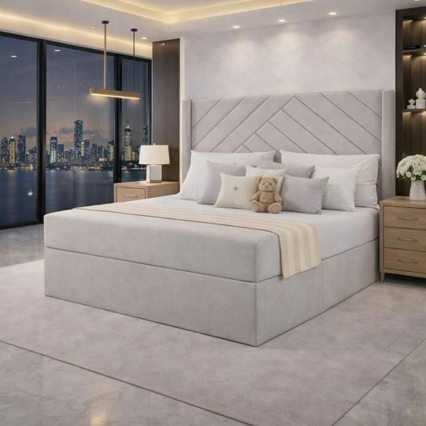 Great British Beds Sandra Winged Divan Bed