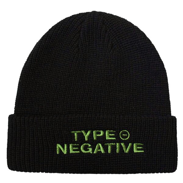 Paradiso Type O Negative Text Band Logo Beanie Hat