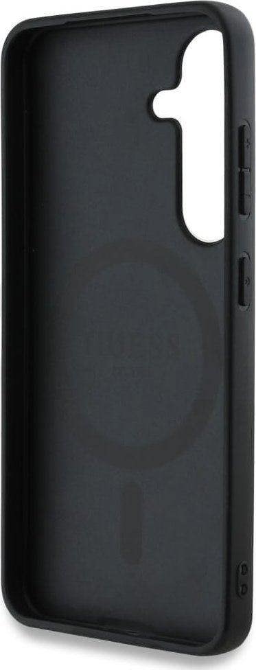 Guess 4G Printed Coloured Peony Pattern Case with MagSafe for Samsung Galaxy S25 6.2" Brown - GUHMS25SP4PWPW