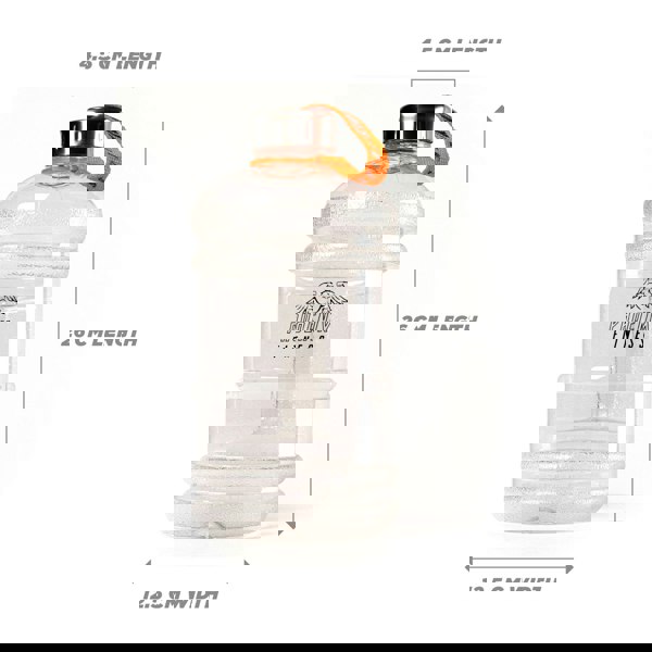 Phoenix Fitness 2L Drinks Hydration Water Bottle - Clear