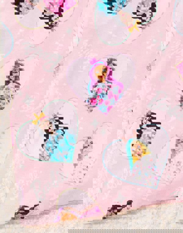 Barbie Girls Pink Short Sleeve Nightdress