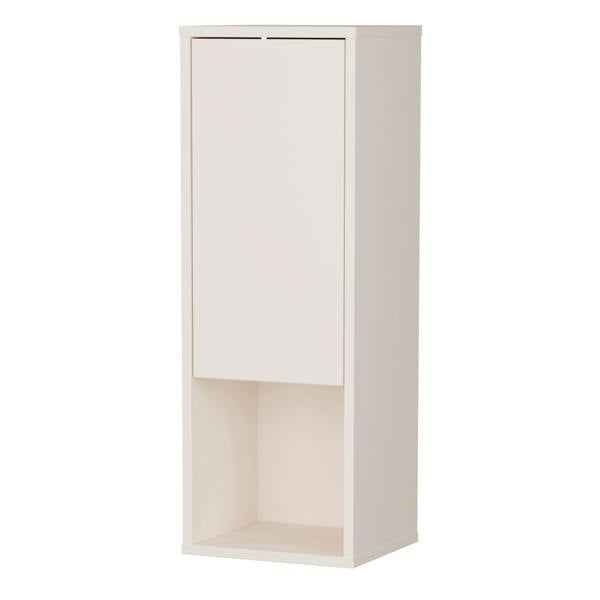 Furniture To Go Alice Springs Narrow Cupboard with 1 Door Push-to-Open in Sand