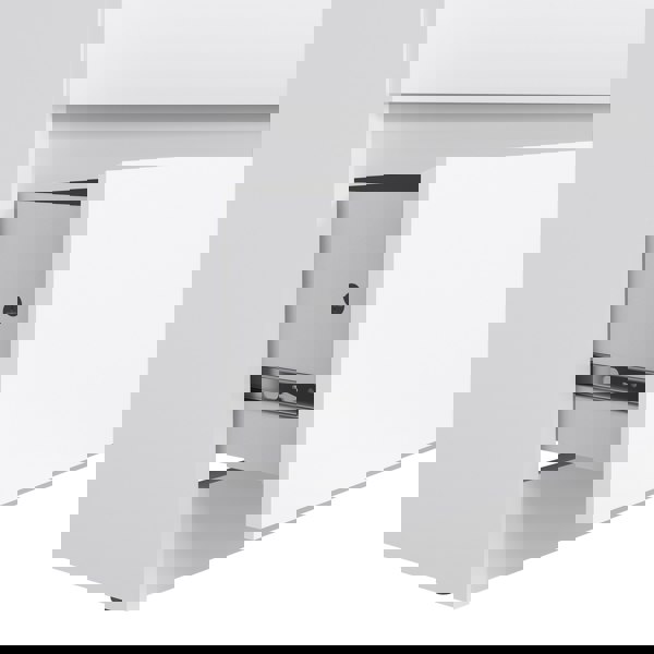 Furniture To Go Naia Wide Chest of 6 Drawers (3+3) in White High Gloss