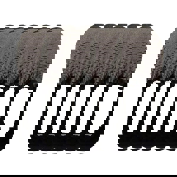 Anysox 5 Pairs No Show Thin Black Socks Size 5-11 Breathable