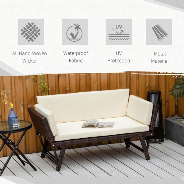 Rattan Loveseat