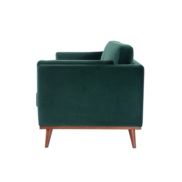 Mickey 2 Seat Sofa - Emerald Green