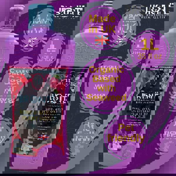 Bronte Heritage Organic Rose & Shrub Food 1L – Seaweed-enriched, pet-friendly fertiliser. Strengthens blooms & plant health. Makes 300L