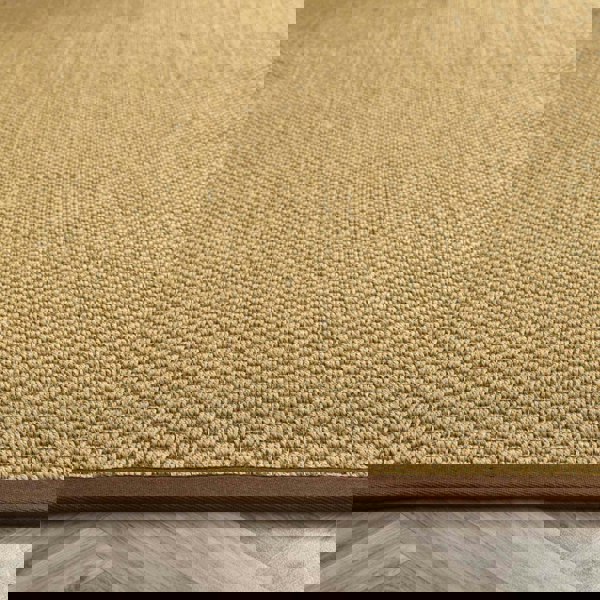 Luxurious Natural Non-Slip Sisal Rug | Bordered Design