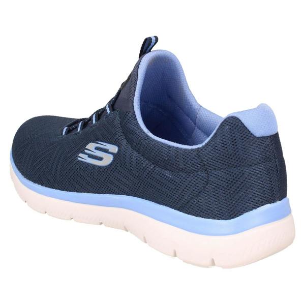 Skechers Ladies Skechers Memory Foam Vegan Trainers Artistry Chic 150119