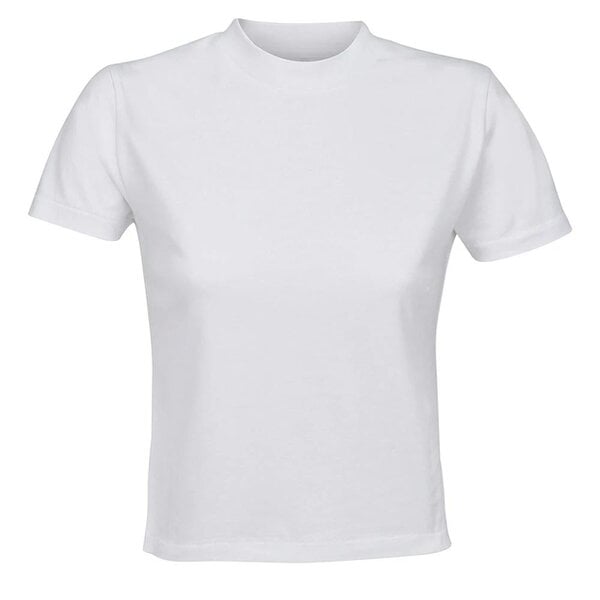 SOLS Womens/Ladies Lilia Low Cropped T-Shirt - White