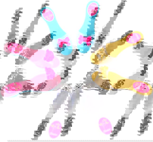 deAO Toys Princess Shoe and jewelry Boutique with 4 Pairs of Shoes