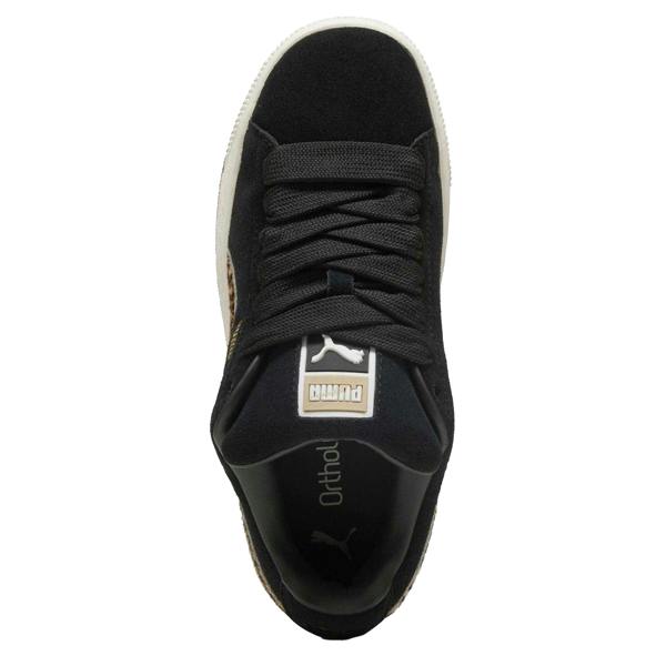 Puma Womens/Ladies XL Leo Leopard Print Suede Trainers - Black/Brown - 