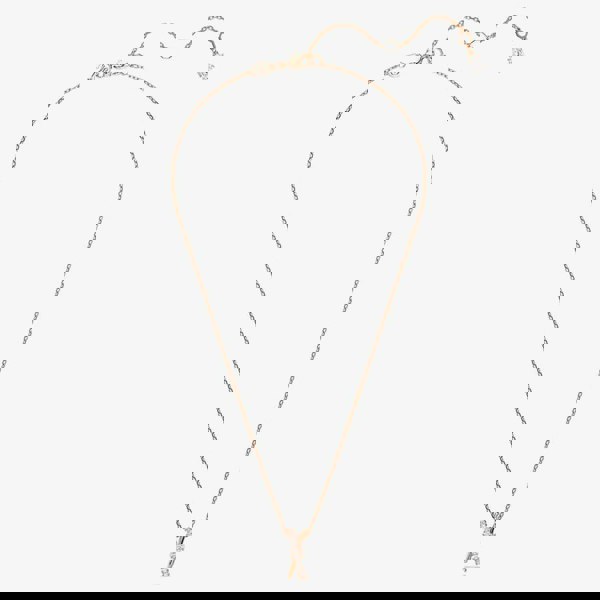 Swarovski Hyperbola Rhodium Plated Mixed Cuts Two Row Necklace 5689788