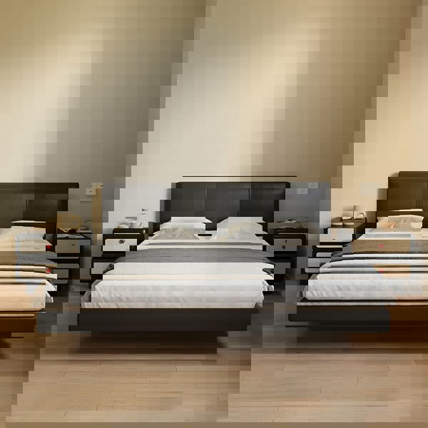 Alicia Wood Bedside Table, Cream-Rit Concept-Rit Concept