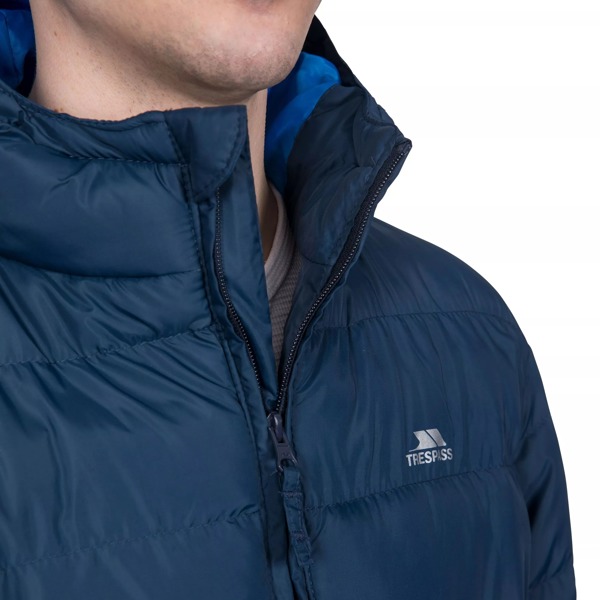 Trespass Men's Oskar Padded Water Resistant Jacket - Navy