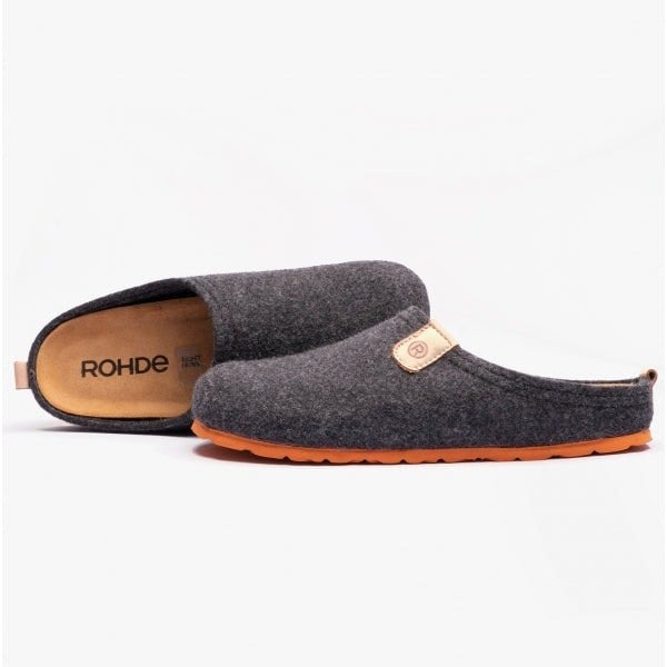 Rohe Rohde 6900-82 Mens Slippers Anthracite