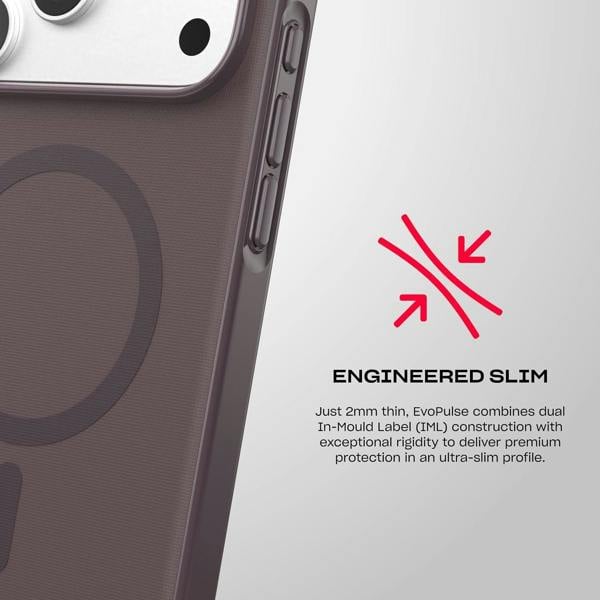 Tech21 Evo Pulse Fauxven Case with MagSafe for iPhone 17/18 Pro Max 6.9" Cherry - T21-11679